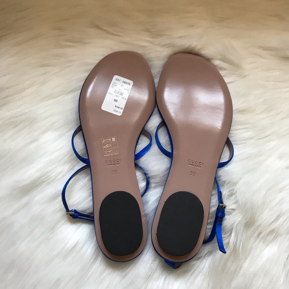 ⭕️SOLD⭕️. NEW! GUCCI GG Swarovski Crystal Sandals - Picture 7 of 8